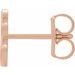 Single Initial Earring