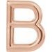 Single Initial Earring
