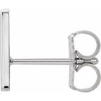 Single Initial Earring