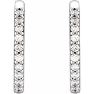Accented Huggie Earrings