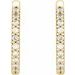 Accented Huggie Earrings