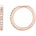 Accented Huggie Earrings