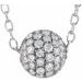 Pavé-Style Ball Necklace or Pendant