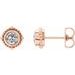 Beaded Halo-Style Stud Earrings