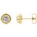 Beaded Halo-Style Stud Earrings