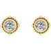 Beaded Halo-Style Stud Earrings