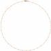 .85 mm Cable Chain with Faceted Beads