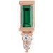 Accented Bar Earrings