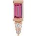 Accented Bar Earrings