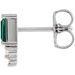 Accented Bar Earrings