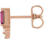 Accented Bar Earrings