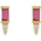 Accented Bar Earrings