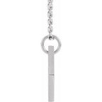 Engravable Rhombus Necklace or Pendant