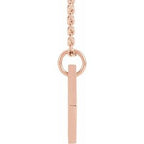 Engravable Rhombus Necklace or Pendant
