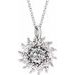 Halo-Style Necklace or Pendant