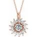 Halo-Style Necklace or Pendant