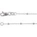 .85 mm Cable Chain with Faceted Beads