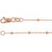.85 mm Cable Chain with Faceted Beads