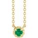 Claw-Prong Rope Necklace or Center