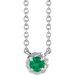 Claw-Prong Rope Necklace or Center
