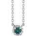 Claw-Prong Rope Necklace or Center