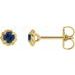 Round 4-Prong Claw Rope Stud Earrings