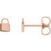 Petite Lock Earrings