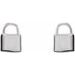 Petite Lock Earrings