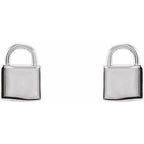 Petite Lock Earrings