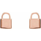 Petite Lock Earrings