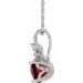 Accented Floral Necklace or Pendant