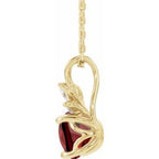 Accented Floral Necklace or Pendant