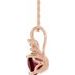Accented Floral Necklace or Pendant