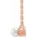 Pearl Petite Bar Necklace or Center