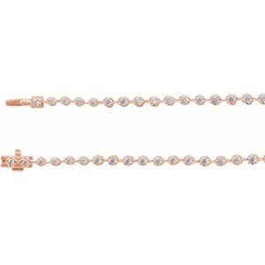 Lab-Grown Diamond Line Necklace