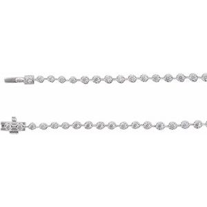 Lab-Grown Diamond Line Necklace