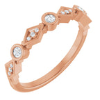 Three-Stone Anniversary Band