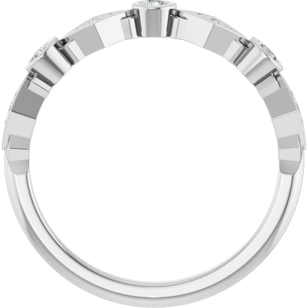 Three-Stone Anniversary Band