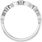 Three-Stone Anniversary Band