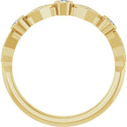 Three-Stone Anniversary Band