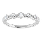 Three-Stone Anniversary Band
