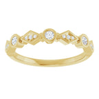 Three-Stone Anniversary Band