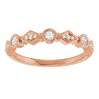 Three-Stone Anniversary Band