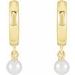 Pearl Hoop Earrings