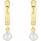 Pearl Hoop Earrings