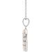 Engravable Halo-Style Necklace or Pendant