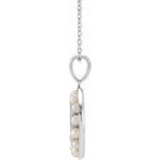 Engravable Halo-Style Necklace or Pendant