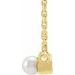 Pearl Petite Bar Necklace or Center
