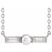 Pearl Petite Bar Necklace or Center