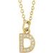 Petite Initial Necklace